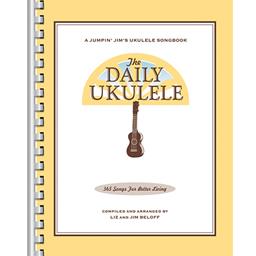 Strum a different song every day with easy arrangements of 365 of your favorite songs in one big songbook! The Daily Ukulele features ukulele arrangements with melody, lyrics and uke chord grids and are in ukulele-friendly keys that are particularly suited for groups of one to one hundred to play and sing. Includes favorites by the Beatles, Beach Boys and Bob Dylan, folk songs, pop songs, kids' songs, Christmas carols and Broadway and Hollywood tunes, all with a spiral binding for ease of use. Also features a Tips & Techniques section, chord chart, and vintage ukulele-themed photos and art throughout. The Daily Ukulele offers ukulele fun all year long!