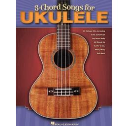 This series features convenient 6 inch. x 9 inch. books with complete lyrics and chord symbols above the lyrics for dozens of great songs. Each song also includes chord grids at the top of every page, and the first notes of the melody for easy reference. These books are perfect for people who don't read music but want to strum chords and sing, and are equally ideal for more advanced, music-reading ukulele players who don't feel like wading through note-for-note notation. This easy collection features 60 songs you can play with just three chords: All Along the Watchtower · Bad Case of Loving You · Bang a Gong (Get It On) · Blue Suede Shoes · Cecilia · Do Wah Diddy Diddy · Get Back · Hound Dog · Kiss · La Bamba · Me and Bobby McGee · Not Fade Away · Rock This Town · Sweet Home Chicago · Twist and Shout · You Are My Sunshine · and more.