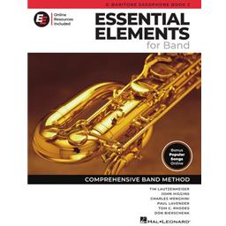 ESSENTIAL ELEMENTS FOR BAND – BOOK 2 
Eb Baritone Saxophone
Series: Essential Elements
Format: Softcover Media Online
Author: Various
Essential Elements for Band offers beginning students sound pedagogy and engaging music, all carefully paced to successfully start young players on their musical journey. EE features both familiar songs and specially designed exercises, created and arranged for the classroom in a unison-learning environment, as well as instrument-specific exercises to focus each student on the unique characteristics of their own instrument. EE provides both teachers and students with a wealth of materials to develop total musicianship, even at the beginning stages.