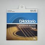 EJ38 D'addario Light 12-string Acoustic Guitar String 10-47