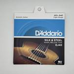 EJ40 D'addario Silver Silk & Steel Acoustic Guitar String 11-47