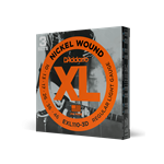 EXL110 is D'Addario's best-selling set of strings for electric guitar. XL Nickel Wound electric guitar strings, long recognized as the industry standard, are ideal for a wide range of musical styles.
