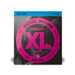 EXL170 is D'Addario's best-selling bass guitar set. XL Nickel Wound electric bass strings, long recognized as the industry standard, are ideal for a wide range of musical styles.