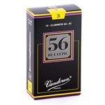 Vandoren 56 Rue Lepic 3 Bb Clarinet Reed, 10 Pack