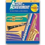 Accent on Achievement is a revolutionary, best-selling band method that will excite and stimulate your students through full-color pages and the most complete collection of classics and world music in any band method. The comprehensive review cycle in books 1 & 2 will ensure that students remember what they learn and progress quickly. Also included are rhythm and rest exercises, chorales, scale exercises, and 11 full band arrangements among the first two books. Book 3 includes progressive technical, rhythmic studies and chorales in all 12 major and minor keys. Also included are lip slur exercises for increasing brass instrument range and flexibility. Accent on Achievement meets and exceeds the USA National Standards for music education, grades five through eight.
