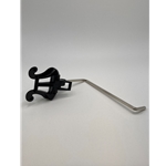 Saxophone Plasti-Lyre - Conn 572.
"Tough, dependable and economical!"
High impact ABS plastic lyre.
Square, nickel plated steel stems.
Vise like lyre clip prevents folio slippage.
Fits all standard saxophones except Yamaha.