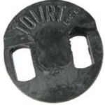 Cello Tourte Style Mute, CM 15B.
"Cello mute at a great price!"
Inexpensive Tourte copy rubber mute.
Easy to use.
Fast to fit and remove.