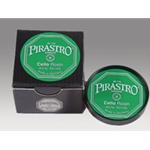 Pirastro Cello Rosin.
"Professional grade rosin for your cello!"
Made in Germany.
Medium amber color.
Comes in round cake inside protective cloth.
Specially formulated for cello.