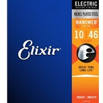 Elixir Light Nanoweb Electric Guitar String 10-46