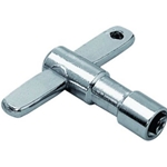 Dixon Standard Drum Key.
A drum key is a type of wrench used by drummers to screw a drum’s tension rods into the lugs.