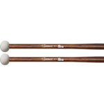 Vic Firth Corpsmaster Bass Mallet - Small Hard.
For 18'' to 22'' bass drums.
Hardness: Hard.
Length: 14 1/4".
Head material/color: Hard Felt/White.
Handle Material: Hickory.
Application: Marching.