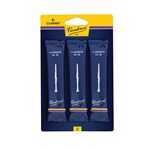 Vandoren Traditional 2 Bb Clarinet Reed, 3 Pack

"Designed with a thin tip for pure sound"
French file cut for added flexibility.
Extra wood at the spine balances the thin tip.
Individually sealed to maintain humidity.
Convenient 3 pack.