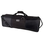 The MAX Oblong Violin Case offers great value and protection. This case features a soft plush interior lining, suspension padding, soft violin blanket, 2 interior accessory compartments, 2 bow clips, and built-in backpack straps. Overall exterior dimensions: 31.5(l) x 6(w) x 10.5(h); 800.1 x 152.4 x 266.7mm Front pocket storage dimensions: 31(l) x 1.5(w) x 10(h); 787.4 x 38.1 x 254mm Large interior compartment storage dimensions: 8.125(l) x 4.25(w) x 2.25(h); 206.4 x 108 x 57.2mm Smaller interior compartments storage dimensions: 4.5 - 2.5(l) x 4.5(w) x 2.25(h); 114.3-63.5 x 114.3 x 57.15mm Weight: 6.2 lbs.