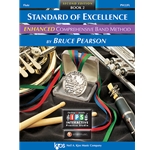 The Standard of Excellence ENHANCED Comprehensive Band Method Books 1 & 2 SECOND EDITION combines a strong performance-centered approach with music theory, music history, ear training, listening, composition, improvisation, and interdisciplinary and multicultural studies. Each book includes personalized access to Accompaniment Recordings, flash cards, plus a full-function recording studio, tuner, and more—all powered by Pyware's desktop or mobile INTERACTIVE Practice Studio. Students will find the new package makes practicing not only more fun — but more effective, too! The result is one of the most complete band methods available anywhere.