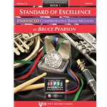 The Standard of Excellence ENHANCED Comprehensive Band Method Books 1 & 2 SECOND EDITION combines a strong performance-centered approach with music theory, music history, ear training, listening, composition, improvisation, and interdisciplinary and multicultural studies. Each book includes personalized access to Accompaniment Recordings, flash cards, plus a full-function recording studio, tuner, and more—all powered by Pyware's desktop or mobile INTERACTIVE Practice Studio. Students will find the new package makes practicing not only more fun — but more effective, too! The result is one of the most complete band methods available anywhere.