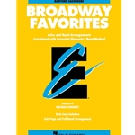 ESSENTIAL ELEMENTS BROADWAY FAVORITES
Eb Baritone Saxophone
Series: Essential Elements Band Folios
Format: Softcover
Composer: Various
Arranger: Michael Sweeney
Level: 1-1.5

A collection of Broadway songs arranged to be played by either full band or by individual soloists with optional accompaniment CD or tape. Each arrangement is correlated with a specific page in the Essential Elements Band Method Books. Includes: Beauty and the Beast, Cabaret, Circle of Life, Don't Cry for Me Argentina, Edelweiss, Get Me to the Church on Time, Go Go Go Joseph, I Dreamed a Dream, Memory, The Phantom of the Opera, and Seventy Six Trombones.