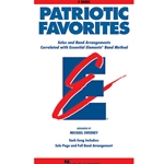 PATRIOTIC FAVORITES
F Horn
Series: Essential Elements Band Folios
Format: Softcover
Composer: Various
Arranger: Michael Sweeney
Level: 1-1.5

Here is the ultimate collection of Patriotic songs arranged to be played by either full band or by individual soloists (with optional accompaniment CD). For each song in the individual student books, there is a page for the full band arrangement as well as a page for solo use. In the same popular format as Michael's “Movie Favories” and “Broadway Favorites”, each arrangement in “Patriotic Favorites” is correlated with a specific page in the Essential Elements 2000 Band Method. However, you don't need to be using this particular method to enjoy these wonderful arrangements! Includes: America, The Beautiful; America (My Country, 'Tis of Thee); Armed Forces Salute; Battle Hymn of the Republic; God Bless America; Hymn to the Fallen; The Patriot; The Star Spangled Banner; Stars and Stripes Forever; This Is My Country; Yankee Doodle/Yankee Doodle Boy.