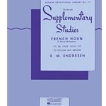 Supplementary Studies - French Horn.
"Supplementary Series for any band method"
Contains short etudes.
Designed to improve musicianship.
Improves technique.
