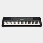 Yamaha PSR-E273.
61-key, entry-level Portable Keyboard featuring a wide variety of sounds and functions the PSR-E273 is an ideal first keyboard for aspiring musicians who are just starting out.
The PSR-E273 combines Yamaha quality Voices and Styles with sophisticated practical learning functions that inspire beginner players to realize their potential and develop enthusiasm for learning and playing music. The various fun and educational features of the PSR-E273 ensure speedy progress, making the whole learning experience fun.