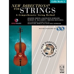 New Directions For Strings 1 - Cello.
"Exciting new method to motivate students!"
Orchestra Method.
Book and CDs.
By Brenda Mitchell, Joanne Erwin & others.