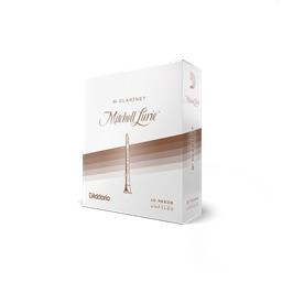 Mitchell Lurie Clarinet Reeds 3 1/2.
"Developed by renowned clarinet master!"
Traditional, unfiled cut for deep, dark tone.
Outstanding playability and consistency.
Slightly thinner tip.
Box of 10 reeds.