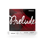 Prelude Violin String Set, 1/4 Scale, Medium Tension.
Scaled to fit 1/4 size violin with a playing length of 10 1/2 inches (265mm), these medium tension strings are optimized to the needs of a majority of players. Packaged in uniquely-designed sealed pouches providing unparalleled protection from the elements that cause corrosion.

Prelude violin strings are manufactured using a solid steel core. Unaffected by temperature and humidity changes, they have excellent bow response. Prelude strings have the warmest sound available in an affordable, solid steel core string design. Prelude is the educator's preferred choice for student strings due to their unique blend of warm tone, durability, and value.