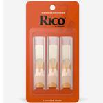 Rico Tenor Sax Reed 3-pack 2.5.

Rico by D'Addario Tenor Saxophone reeds are crafted with beginners and educators in mind, thanks to their traditional blank and profile for ease of response, plus unfiled cut for added support.