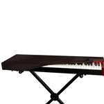On-Stage 61-Key Keyboard Dust Cover.

- Stretches to provide a snug fit for a wide range of keyboards with 61 to 76 keys.
- Built-in bag with cinch-cord closure and cord lock for compact storage and transportation.
- Lint-free, weather-resistant spandex protects the keyboard from dust, debris, and moisture.
- Cinch cord with cord lock tightens the cover to securely hold it on the keyboard.