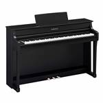 Yamaha Clavinova Matte Black CLP-835B.

The CLP-835 blends over a century of piano craftsmanship with cutting-edge digital technology. Immerse yourself in the binaurally sampled sounds of legendary concert grands through headphones, or through the built-in stereo speaker system with Virtual Resonance Modeling. With a host of features and Voices, the CLP-835 offers a world-class musical experience.

GRAND EXPERIENCE
Enjoy the extraordinarily realistic touch and feel of a grand piano through the GrandTouch-S keyboard and the GrandTouch pedal. The keyboard's escapement provides a satisfying click when keys are pressed, a sensation unique to grand pianos, while the light-to-heavy weighted keys ensure precise playability.

IMMERSIVE SOUND
Enjoy immersive sound through a revolutionary speaker system with diffuser technology. The Binaural CFX voice with Grand Expression Modeling and Virtual Resonance Modeling (VRM) delivers vivid and richly varied tones, capturing the countless nuances of a concert grand piano.

TIMELESS BEAUTY
The CLP-835 is beautifully crafted with a classic aesthetic while delivering a contemporary user experience. Its space-saving, taller acoustic cabinet design adds elegance to any space, while the easy-to-use LCD display ensures effortless navigation of onboard interface features.

A LEGACY OF EXCELLENCE
The CLP-835 carries the legacy of Yamaha craftsmanship and expertise, delivering the genuine sound and feel of a grand piano. You’ll experience the timeless tone and quality that Yamaha is renowned for, ensuring a realistic and rich playing experience.

SMART PIANIST WITH POWERFUL SHEET MUSIC READER TECHNOLOGY
Enjoy the Clavinova even more with Smart Pianist, an exclusive app from Yamaha. This robust app includes Sheet Music Reader technology, which plays the notes of any "You Are The Artist" sheet music on your smart device. You can also control every feature and setting of your instrument with Smart Pianist, as well as learn to play hundreds of popular songs with its built-in lessons.