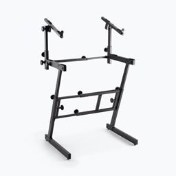 KS7365EJ Onstage Folding-Z Keyboard Stand W/ 2nd Tier