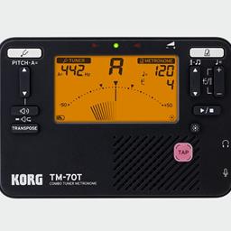 Korg Tuner/Metronome TM-70TBK