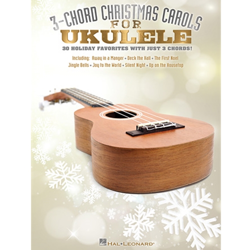 30 songs of the season are presented in 3-chord arrangements for ukulele in this collection of carols. Songs include: Angels We Have Heard on High · Deck the Hall · The First Noel · God Rest Ye Merry, Gentlemen · Good King Wenceslas · The Holly and the Ivy · I Saw Three Ships · Jingle Bells · Joy to the World · Silent Night · Up on the Housetop · and more.