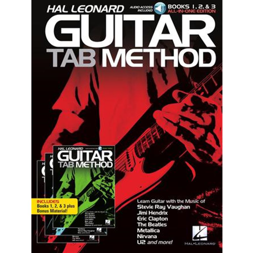 Hal Leonard Guitar Tab Method Book 1, 2 & 3
