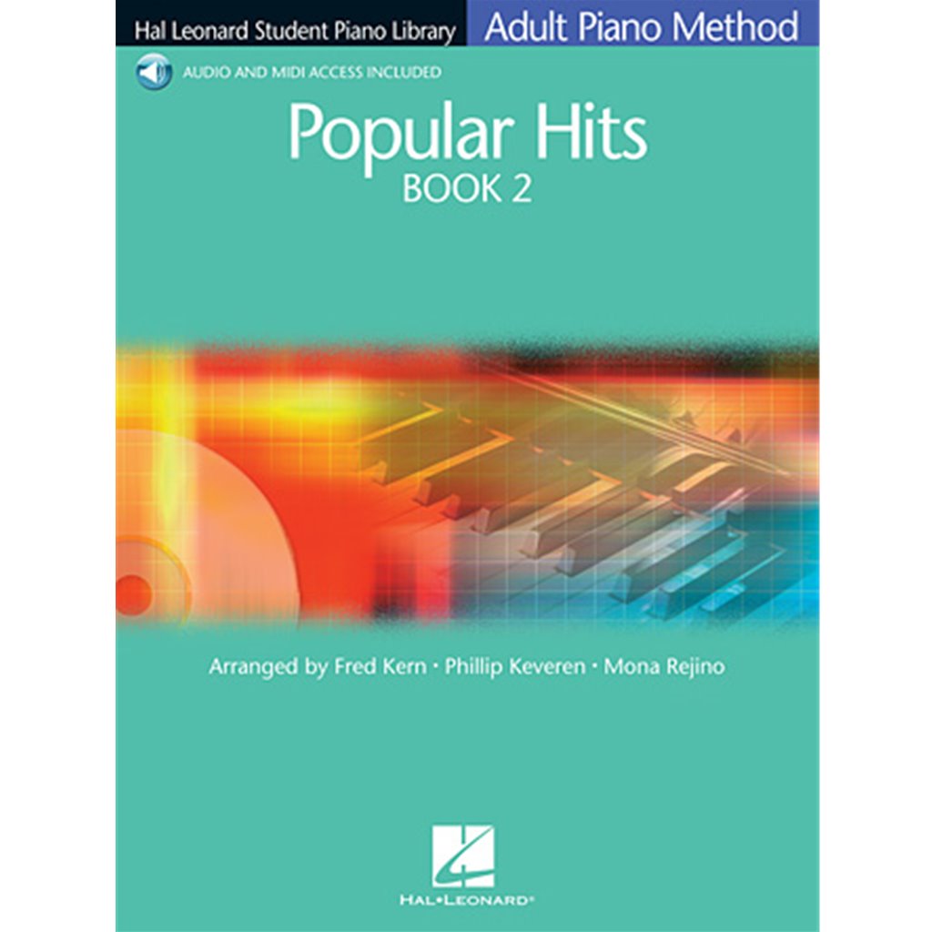 HL Adult Piano Method Popular Hits 2 w/audio