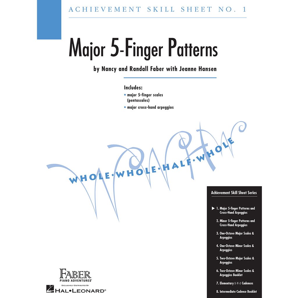 Achievement Skill Sheet #1-major 5 Finger Patterns
