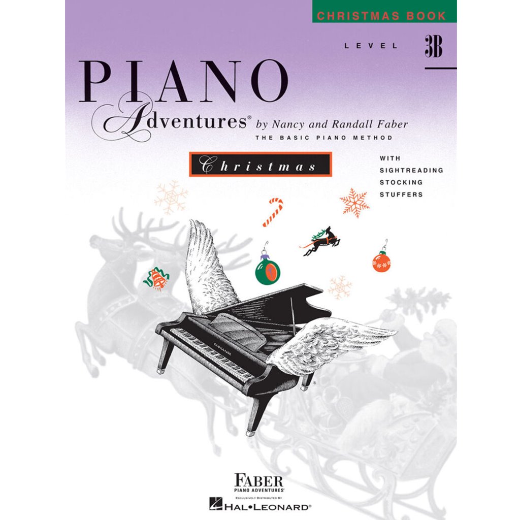 Piano Adventures Christmas Book 3b Faber