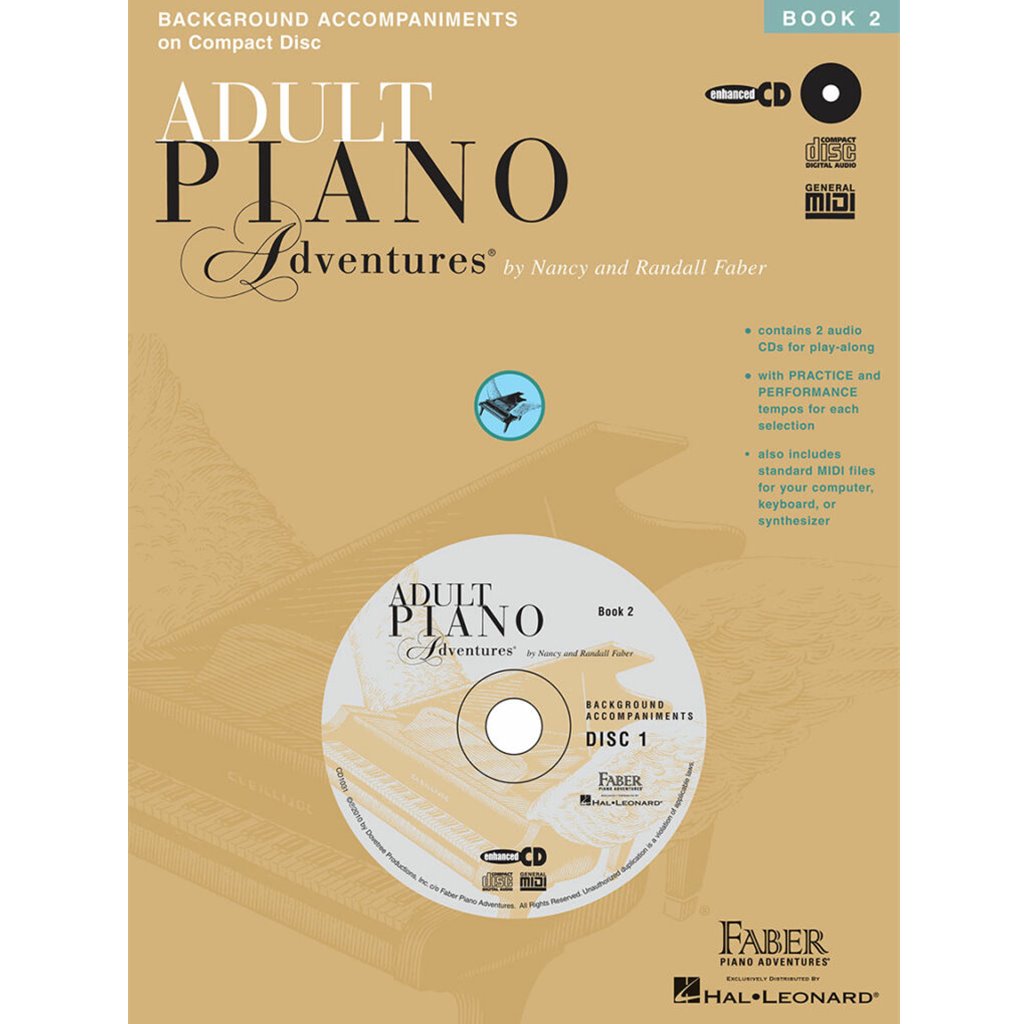 Piano Adventures 2 Adult W/cd