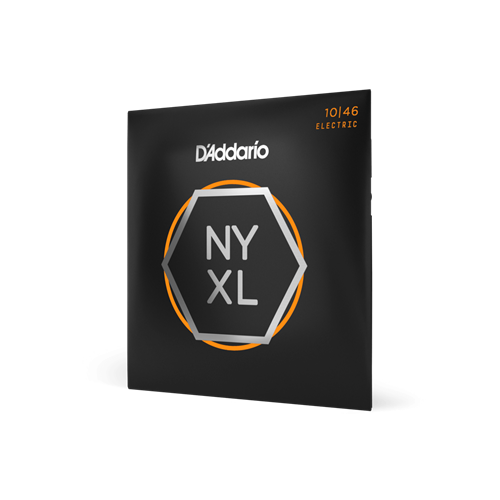 NYXL1046 offers an ideal combination of comfortable playability and ideal electric tone. The high carbon steel used in NYXL strings offers higher break strength, enhanced tuning stability, and accentuated mid-range frequency response.