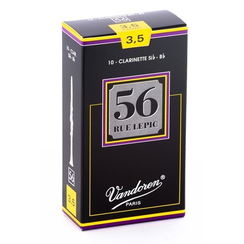 Vandoren 56 Rue Lepic 3.5 Bb Clarinet Reed, 10 Pack