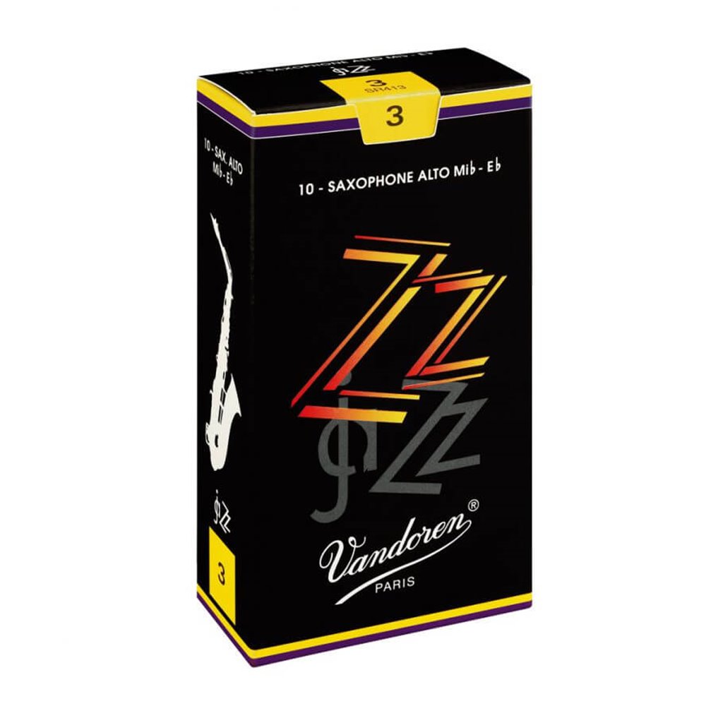 SR4125 Vandoren ZZ 2.5 Alto Sax Reed, 10 Pack