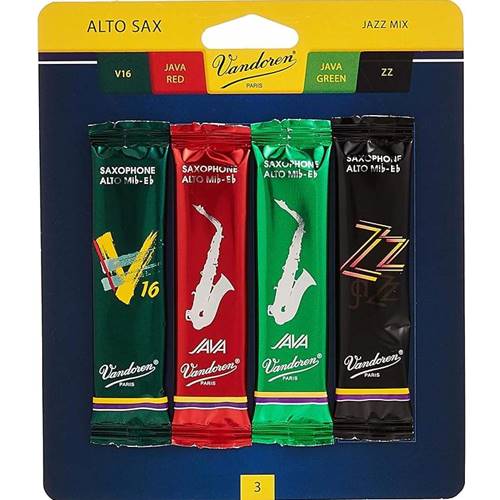 Vandoren Jazz Mix 3 Alto Sax Reeds.