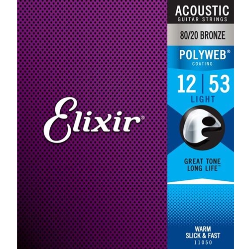 Elixir Polyweb Light Acoustic Guitar String