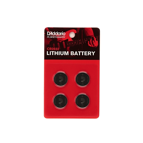 D’Addario CR2032 Lithium Batteries provide up to 3 volts of power and are intended for use with D’Addario tuners, Humidity Temperature Sensor, and other electronic devices. Using proven technology, these 3V lithium batteries provide longer life in most digital devices.