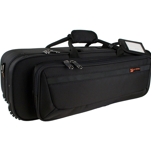 Protec's Classic Slimline PRO PAC case for trumpet offers a compact design with traditional slot-load protection. Features a custom molded shock absorbent shell and is lined to envelop the instrument and protect it from impact.