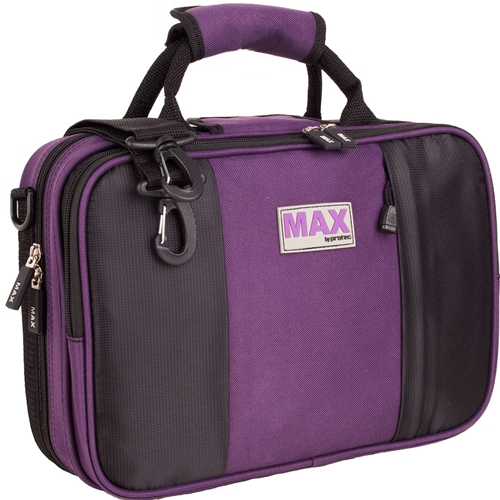 The Bb Clarinet MAX case offers extremely lightweight protection at a great value. Features a light and rigid EPS foam frame, large zippers, rugged abrasion resistant nylon exterior, and includes adjustable shoulder straps. Additional features include a roomy front accessory pocket and molded interior with soft non-abrasive lining.