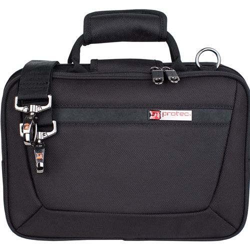 Protec's Slimline Clarinet PRO PAC cases are lightweight and feature a snug fit molded interior lined with soft velvet to completely protect your instrument. Designed to fit Bb Clarinets - this case also features a large gusseted front pocket, smooth zippers with case QuickLock™, and includes a thickly padded adjustable shoulder strap.