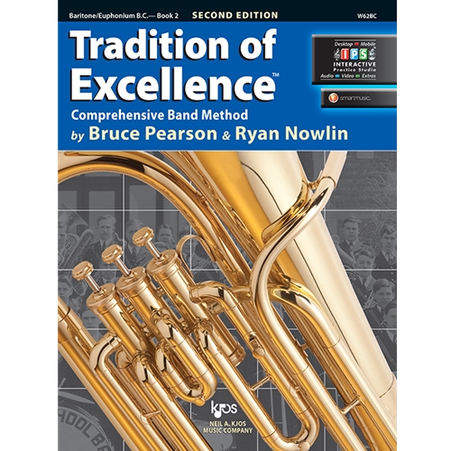 Tradition of Excellence by Bruce Pearson and Ryan Nowlin is a comprehensive and innovative curriculum designed to appeal to today’s students. The music; the dynamic look; the scope and sequence; the tools for differentiated instruction; the smooth pacing with careful review; and the included INTERACTIVE Practice Studio™ make Tradition of Excellence the fastest growing band method today!