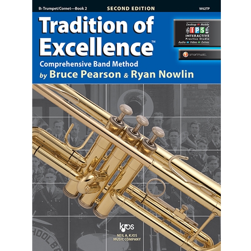 Tradition of Excellence by Bruce Pearson and Ryan Nowlin is a comprehensive and innovative curriculum designed to appeal to today’s students. The music; the dynamic look; the scope and sequence; the tools for differentiated instruction; the smooth pacing with careful review; and the included INTERACTIVE Practice Studio™ make Tradition of Excellence the fastest growing band method today!