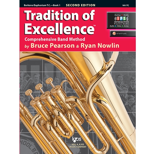 Tradition of Excellence by Bruce Pearson and Ryan Nowlin is a comprehensive and innovative curriculum designed to appeal to today’s students. The music; the dynamic look; the scope and sequence; the tools for differentiated instruction; the smooth pacing with careful review; and the included INTERACTIVE Practice Studio™ make Tradition of Excellence the fastest growing band method today!