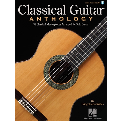 Featuring some of the world's most beautiful classical pieces by Bach, Beethoven, Bizet, Dvorak, Greig, Mozart, Puccini, Strauss, Tchaikovsky, Vivaldi, and more, this 32-piece collection also includes traditional guitar repertoire by Albeniz and Tárrega. Like the highly acclaimed Classical Guitar Compendium (HL 00116836), it was compiled, arranged and recorded by renowned English classical guitarist Bridget Mermikides. Presented in both standard notation and tablature, with online audio demonstrations included, these masterful arrangements are accessible for guitarists of all levels.